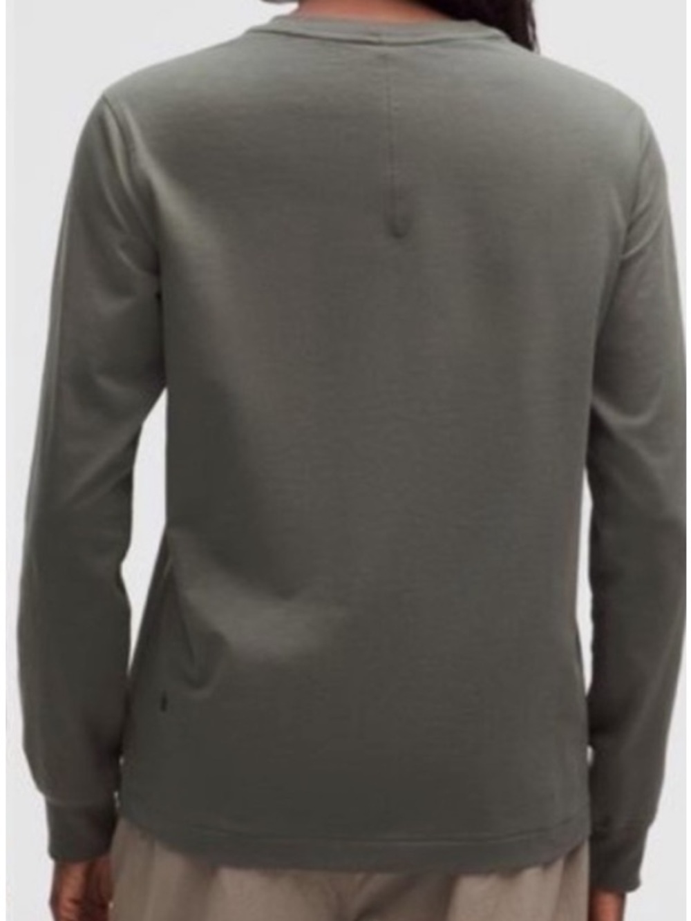 Lululemon All Yours Organic Cotton Long Sleeve Shirt in Palm Deco Women’s Small - Picture 3 of 7
